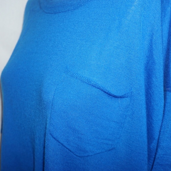 J Crew collection featherweight cashmere pocket T - Picture 2 of 4